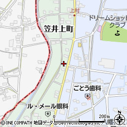 静岡県浜松市中央区笠井上町180周辺の地図