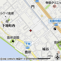 愛知県豊橋市下地町門102周辺の地図