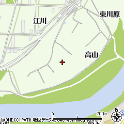 愛知県豊橋市大村町高山周辺の地図