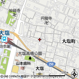 兵庫県姫路市大塩町483周辺の地図