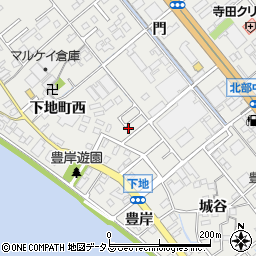 愛知県豊橋市下地町門107周辺の地図