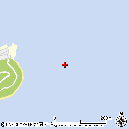 前島周辺の地図
