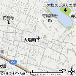 兵庫県姫路市大塩町599周辺の地図