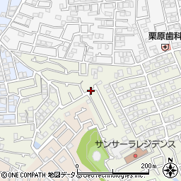 大阪府寝屋川市成田東が丘周辺の地図