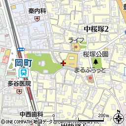 食パン工房春日 桜塚店周辺の地図