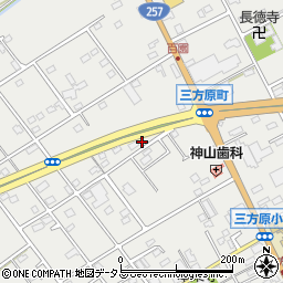 静岡県浜松市中央区三方原町995-2周辺の地図