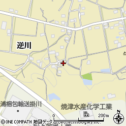 静岡県掛川市逆川627周辺の地図