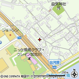 兵庫県加古川市東神吉町出河原396周辺の地図