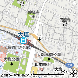 兵庫県姫路市大塩町444周辺の地図