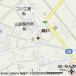 静岡県榛原郡吉田町神戸2556周辺の地図