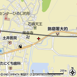 兵庫県姫路市的形町的形188周辺の地図
