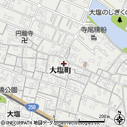 兵庫県姫路市大塩町595周辺の地図