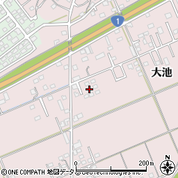 静岡県掛川市大池226周辺の地図