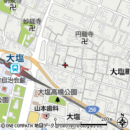 兵庫県姫路市大塩町513周辺の地図