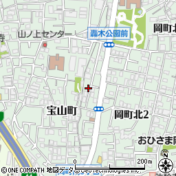 大阪府豊中市宝山町5-14周辺の地図