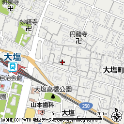 兵庫県姫路市大塩町512周辺の地図