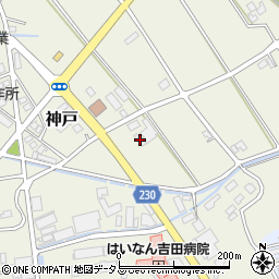 静岡県榛原郡吉田町神戸2538周辺の地図