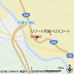 天城温泉　禅の湯周辺の地図