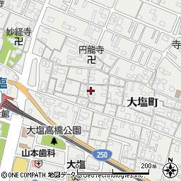 兵庫県姫路市大塩町539周辺の地図