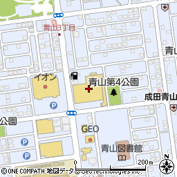 イオン三木青山店周辺の地図