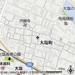 兵庫県姫路市大塩町553周辺の地図