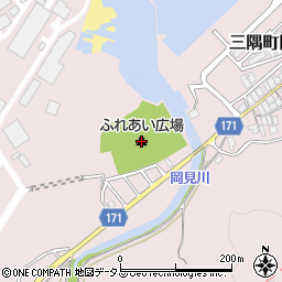 ふれあい広場周辺の地図