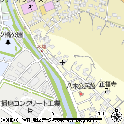 兵庫県姫路市木場1184-1周辺の地図