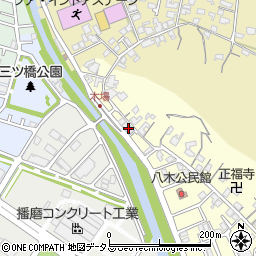兵庫県姫路市木場1180周辺の地図