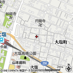 兵庫県姫路市大塩町526周辺の地図