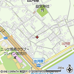 兵庫県加古川市東神吉町出河原336周辺の地図