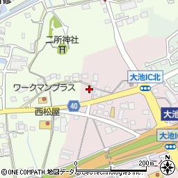 静岡県掛川市大池2742周辺の地図
