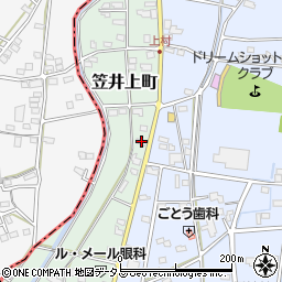 静岡県浜松市中央区笠井上町178周辺の地図