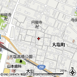 兵庫県姫路市大塩町542周辺の地図