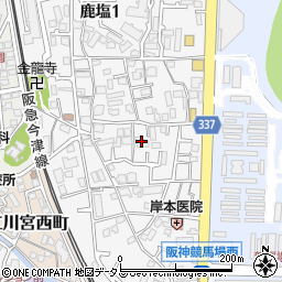 プレアール宝塚仁川周辺の地図