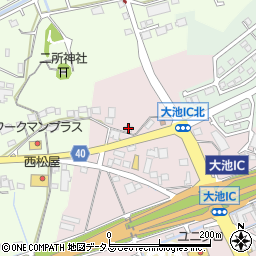 静岡県掛川市大池2575周辺の地図