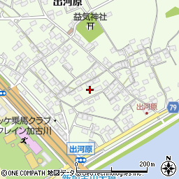 兵庫県加古川市東神吉町出河原322周辺の地図