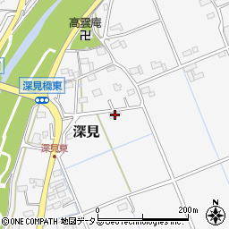 静岡県袋井市深見339周辺の地図