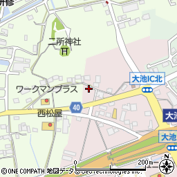 静岡県掛川市大池2743周辺の地図