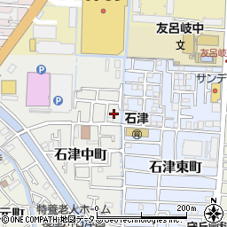 大阪府寝屋川市石津中町21周辺の地図