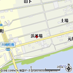 愛知県豊橋市横須賀町（浜井場）周辺の地図