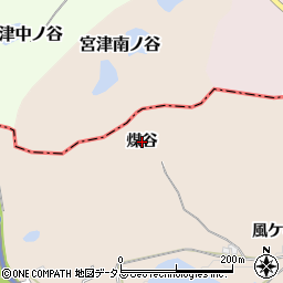 京都府精華町（相楽郡）下狛（煤谷）周辺の地図