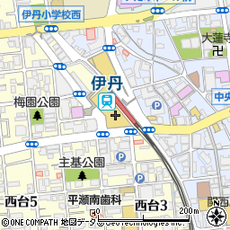 マツモトキヨシ阪急伊丹駅店周辺の地図