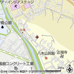 兵庫県姫路市木場1184-7周辺の地図