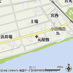 愛知県豊橋市横須賀町元屋敷9周辺の地図