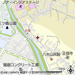兵庫県姫路市木場1182周辺の地図
