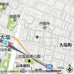 兵庫県姫路市大塩町517周辺の地図