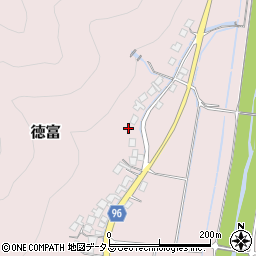 岡山県赤磐市徳富周辺の地図
