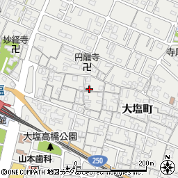 兵庫県姫路市大塩町536周辺の地図