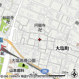 兵庫県姫路市大塩町537周辺の地図