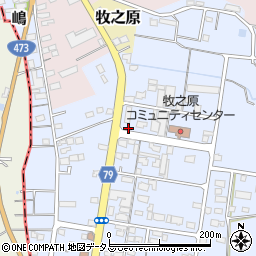 静岡県牧之原市布引原259-1周辺の地図